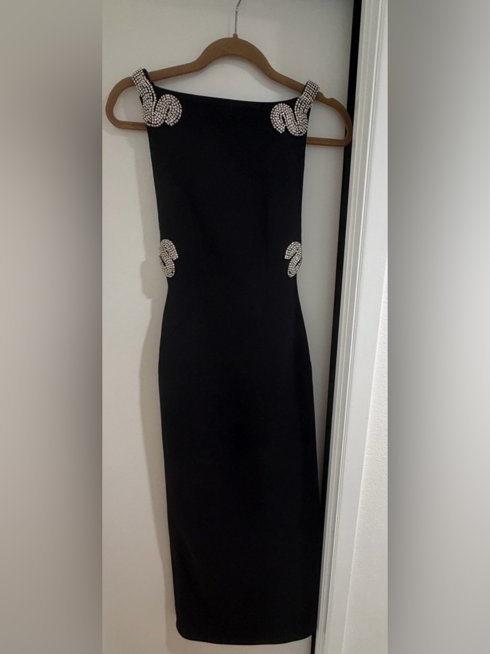 Meshki Dress Lorde Embellished Crepe Maxi
TYPE: Dress with Crystal